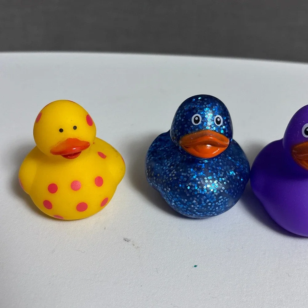 Rubber Ducks Lot of 12 Multicolor Pug Pirate Pixel Pig Skull Be Mine Cyclops Toy